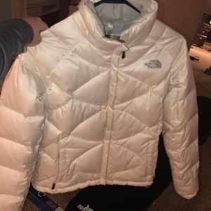 North Face White Winter Jacket